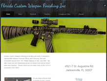 Tablet Screenshot of floridacustomweaponfinishing.com